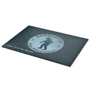 Sasquatch For President Cutting Board