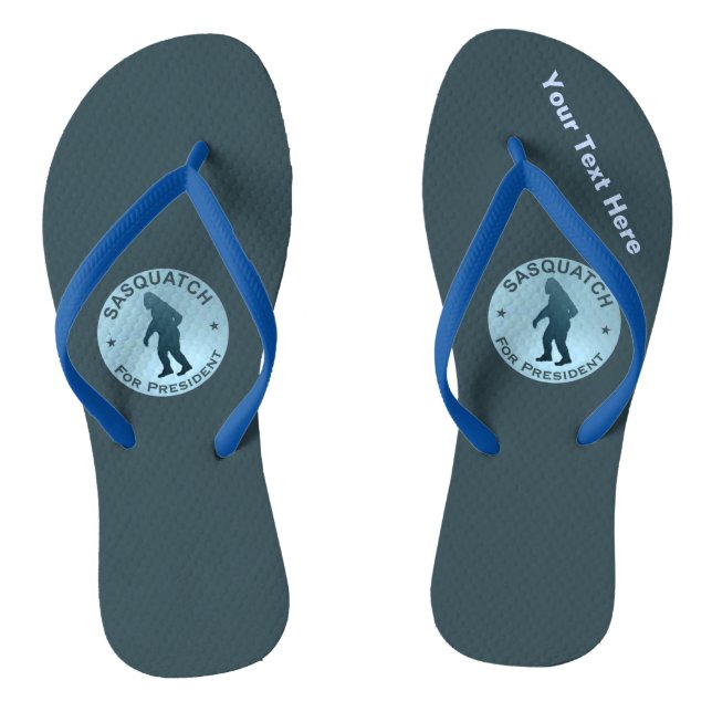 Sasquatch For President Jandals (Footbed)
