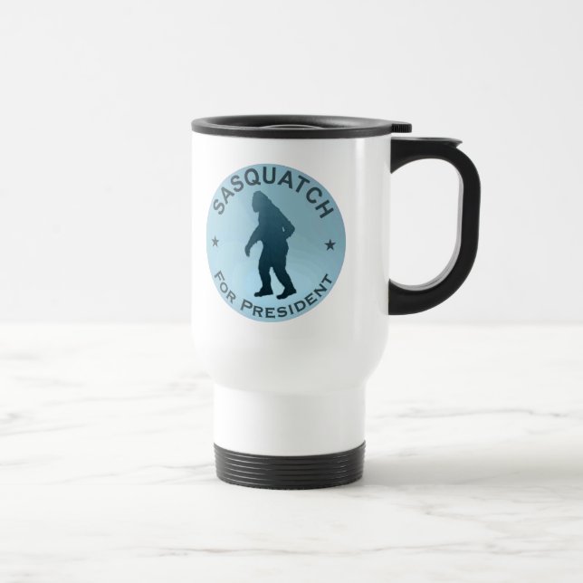 Sasquatch For President Travel Mug (Right)