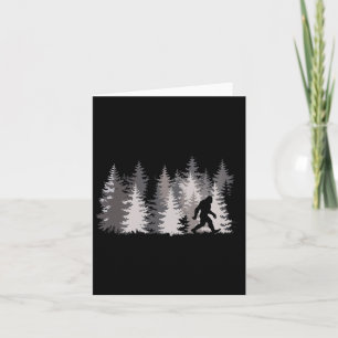 Sasquatch Forest Legend Nature  Card