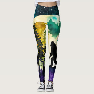 Sasquatch Full moon Leggings