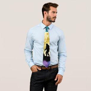 Sasquatch Full moon  Tie