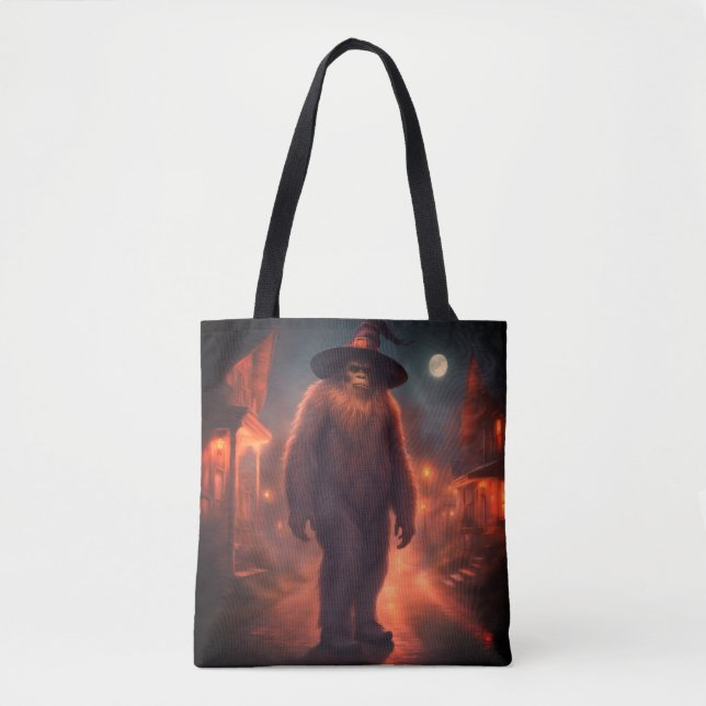 Sasquatch Halloween trick or treat bag (Front)