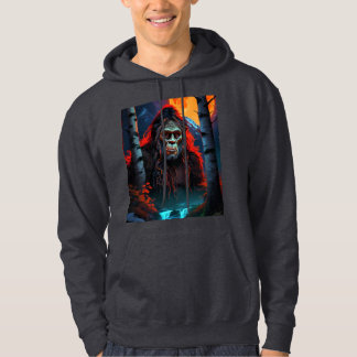 Sasquatch Moonlit Hunt Hoodie