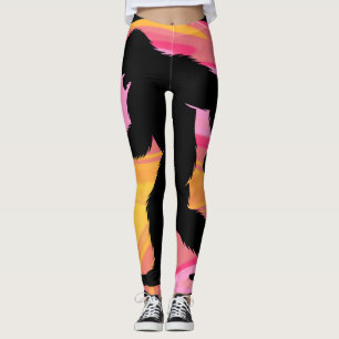 Sasquatch on pink leggings