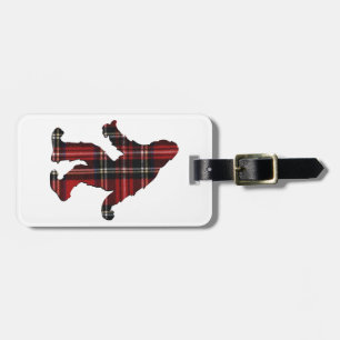 SASQUATCH PLAID LUGGAGE TAG