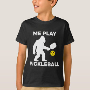 Sasquatch play pickleball funny bigfoot player T-Shirt