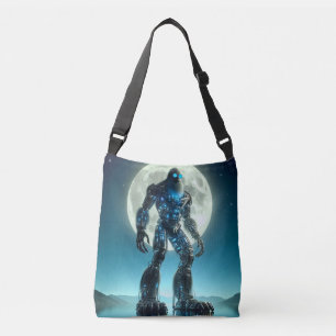 Sasquatch Robot Crossbody Bag