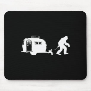 Sasquatch Rv Motorhome Camng Bigfoot Campervan Fun Mouse Pad