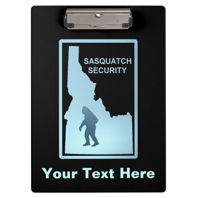 Sasquatch Security - Idaho Clipboard (Front)