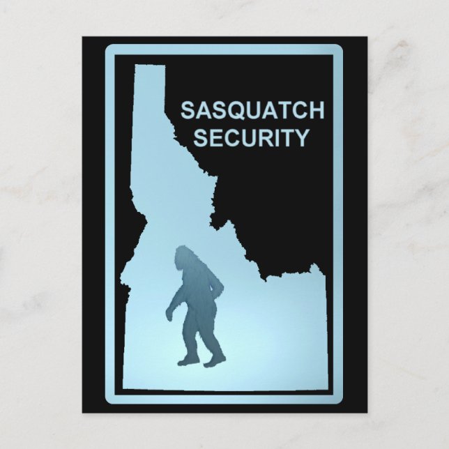 Sasquatch Security Postcard (Front)
