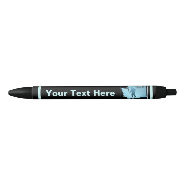 Sasquatch Security - Washington Black Ink Pen (Front)