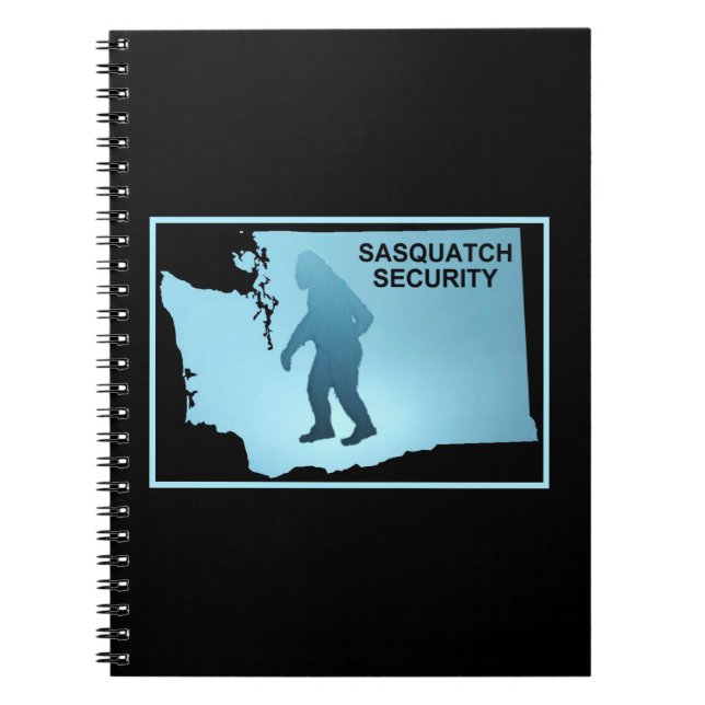 Sasquatch Security - Washington Spiral Notebook (Front)