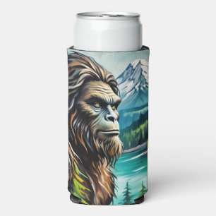 Sasquatch  seltzer can cooler