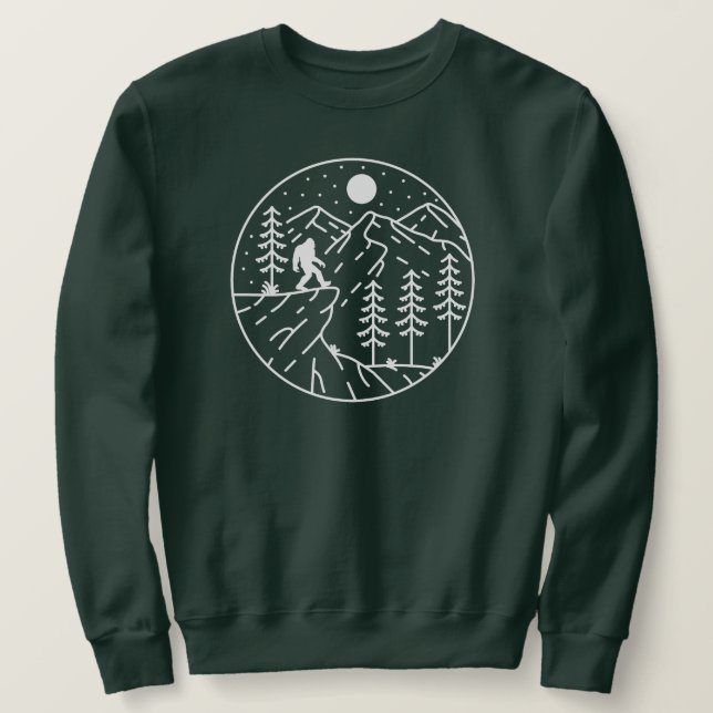 Sasquatch T-Shirt Sweatshirt (Design Front)