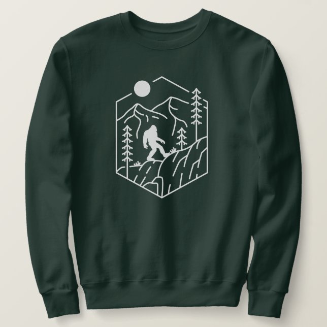 Sasquatch T-Shirt Sweatshirt (Design Front)
