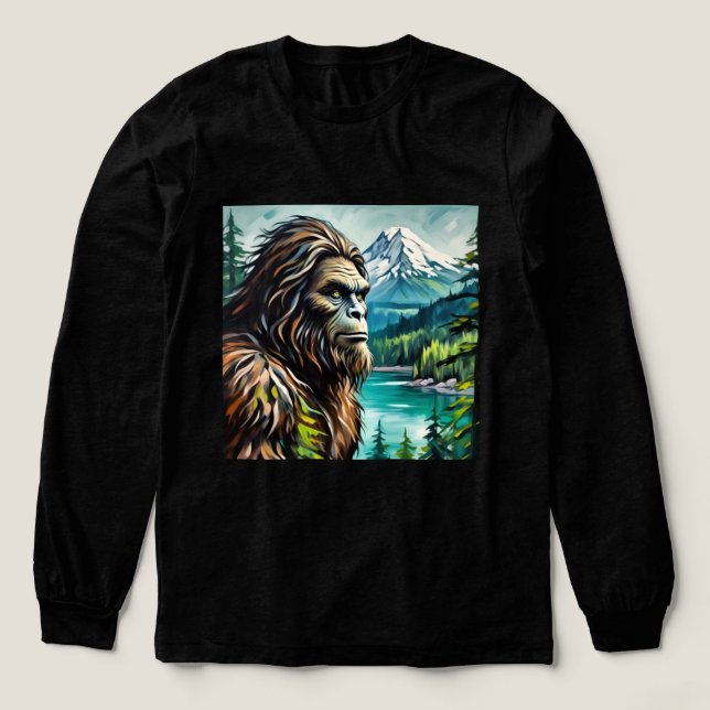 Sasquatch Tri-Blend Shirt (Design Front)