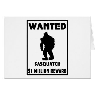 Sasquatch Wanted Poster