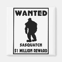 Sasquatch Wanted Poster