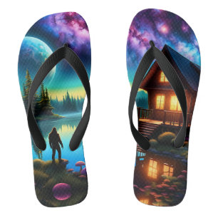 Sasquatch Watching nebulas on a distant planet Jandals