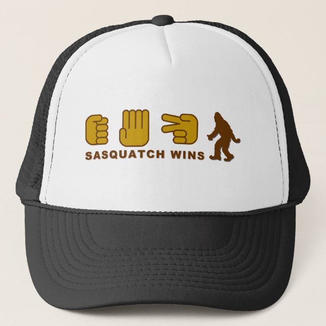 Sasquatch Wins Trucker Hat (Front)