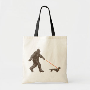 Sasquatch's Best Friend Tote Bag