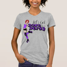 Sass E. Purple Down & Derby T-Shirt