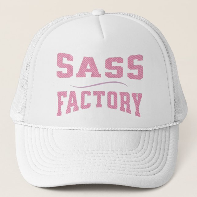 Sass Factory - Funny Trucker Hat (Front)