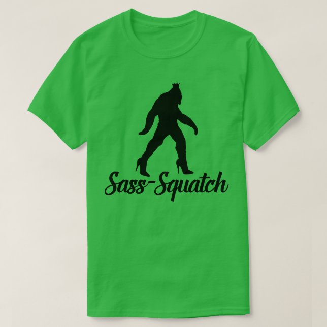 Sass Squatch 1 T-Shirt (Design Front)