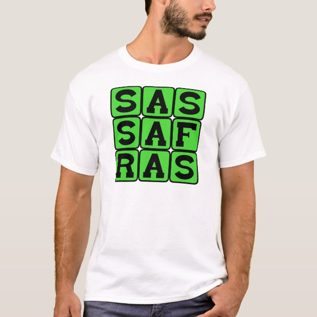 Sassafras, Deciduous Tree T-Shirt (Front)
