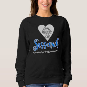 Sassenach Thistle Heart Sweatshirt