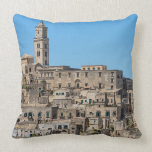 Sassi di Matera city in Italy Cushion