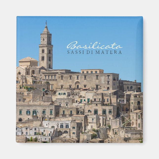 Sassi di Matera city in Italy Magnet (Front)