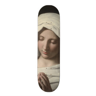 Sassoferrato - Madonna in prayer Skateboard