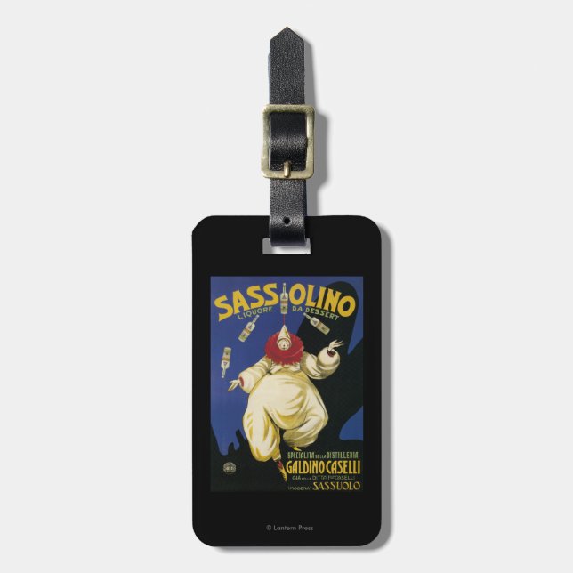 Sassolino Liquore da Dessert Promotional Luggage Tag (Front Vertical)