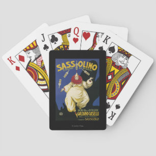 Sassolino Liquore da Dessert Promotional Playing Cards