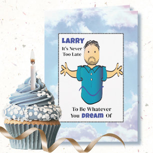 Sassy 50th Birthday Male Cartoon Humourous Card