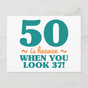 Sassy 50th Birthday Postcard