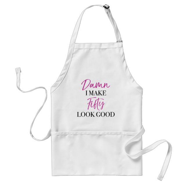 Sassy 50th Birthday Standard Apron (Front)