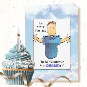 Sassy 60th Birthday Male Cartoon Funny Saying  Card