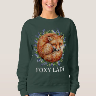  Sassy Animal Circular Flower bed-Fox Sweatshirt