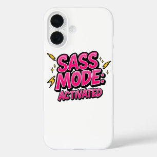 Sassy Attitude and Bold Pop Art iPhone 16 Case
