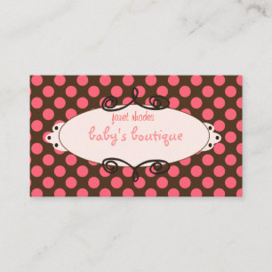 Sassy boutique, Polka Dots Business Card