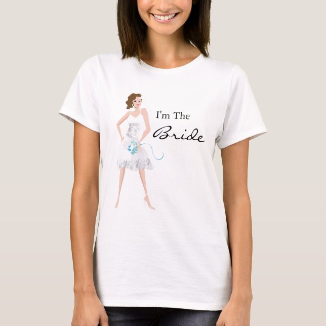 Sassy Bride "I'm the Bride" Tee Shirt (Front)