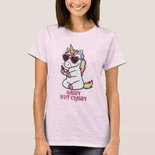 Sassy but Classy – Glam Unicorn T-Shirt