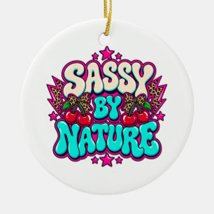 Sassy by Nature Ceramic Tree Decoration