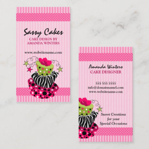 Sassy Cake Bakery Business Card