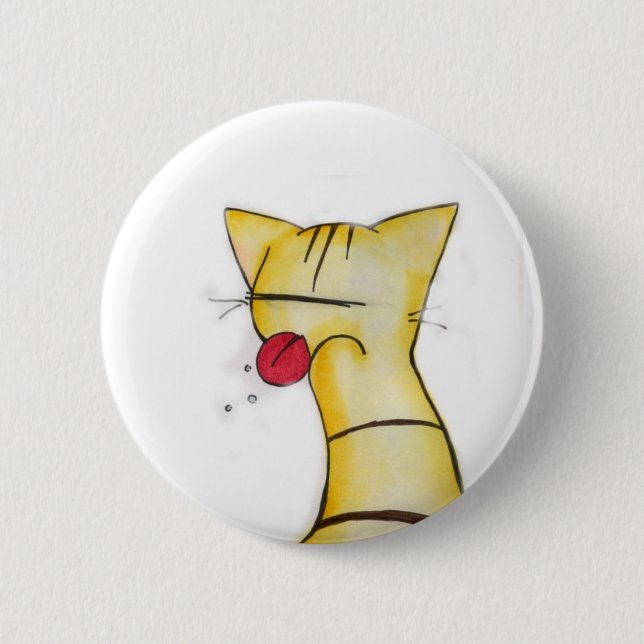 sassy cat button (Front)