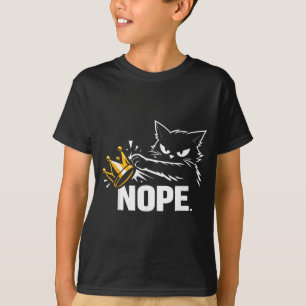 Sassy Cat Nope Graphic for Bold Statements for Cat T-Shirt