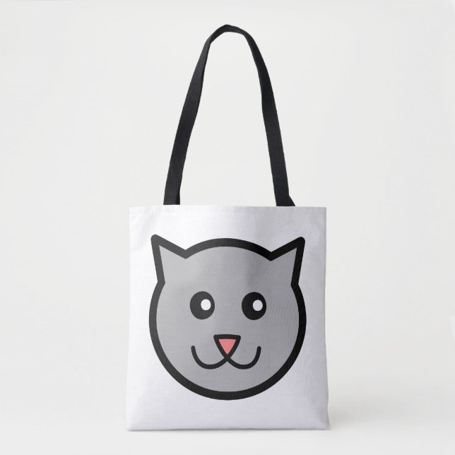 Sassy Cat Tote Bag (Front)
